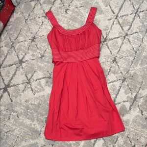 Red Coral Sleeveless Dress 🪸